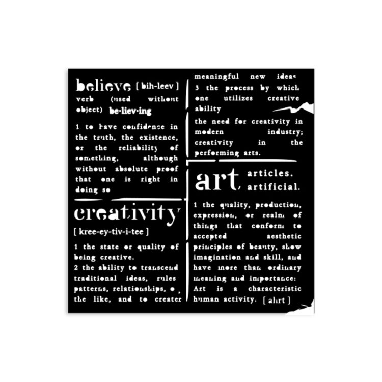 full_KSTDS24_1 ȘABLON DE DICȚIONAR STAMPERIA 12 X 12 CM - KSTDS-24 - Imagine 1