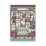 STAMPERIA MASTER OF MAGIC WASHI PAD 8 COLI A5 -SBW16