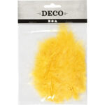 PENE CREATIV PENTRU DECOR GALBEN 5-12CM, 15BUC - 51693