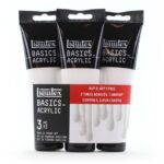 LIQUITEX VOPSELE ACRILICE BASICS 3 BUC. ALB X 118 ML - 3699393