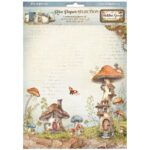 STAMPERIA HIDDEN GROVE SELECȚIE DE HÂRTIE 6 BUC A4 DFSA4XHG