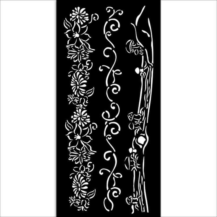 STAMPERIA HIDDEN GROVE MODEL 12 X 25 CM - KSTDL114 - Imagine 2