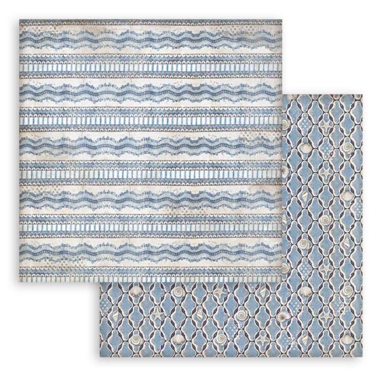 STAMPERIA SILENT SEA PAPER BLOCK 30.5/30.5CM-SBBL170 - Imagine 5