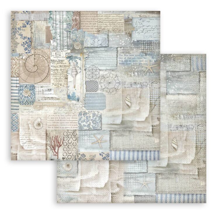 STAMPERIA SILENT SEA PAPER BLOCK 30.5/30.5CM-SBBL170 - Imagine 32