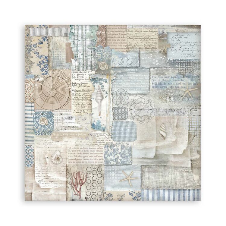 STAMPERIA SILENT SEA PAPER BLOCK 30.5/30.5CM-SBBL170 - Imagine 31