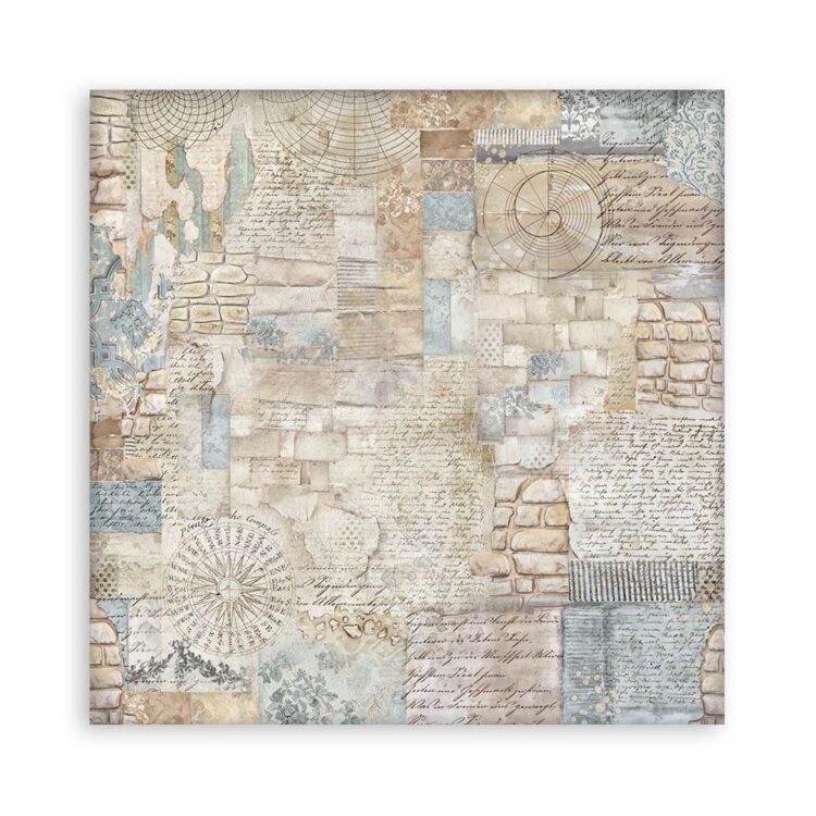 STAMPERIA SILENT SEA PAPER BLOCK 30.5/30.5CM-SBBL170 - Imagine 25
