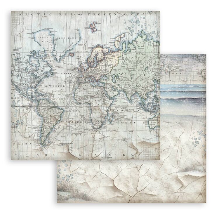STAMPERIA SILENT SEA PAPER BLOCK 30.5/30.5CM-SBBL170 - Imagine 23