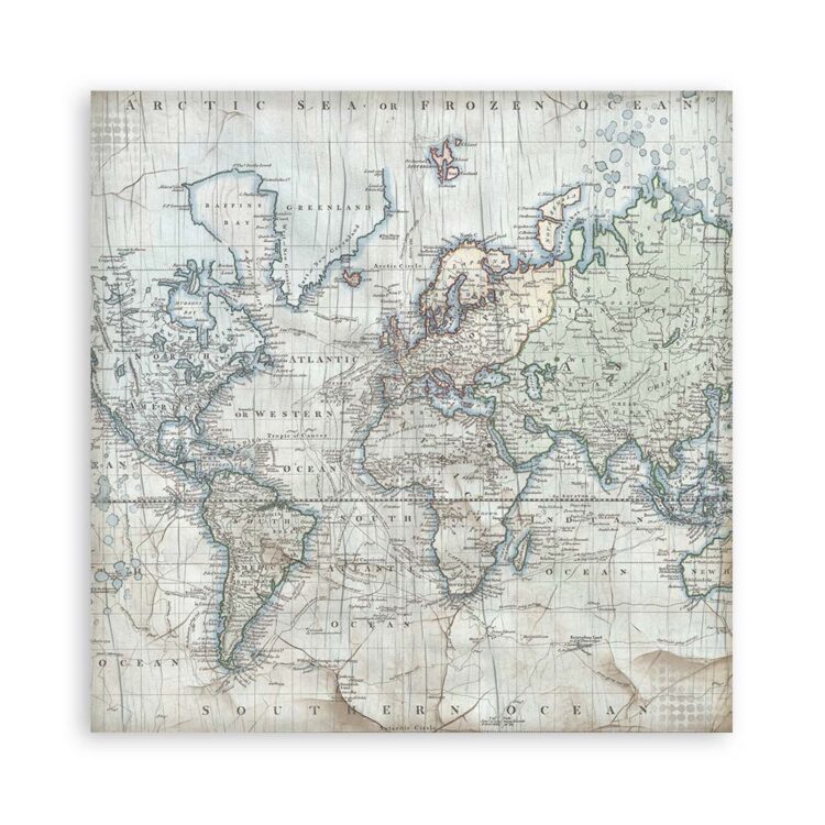 STAMPERIA SILENT SEA PAPER BLOCK 30.5/30.5CM-SBBL170 - Imagine 22