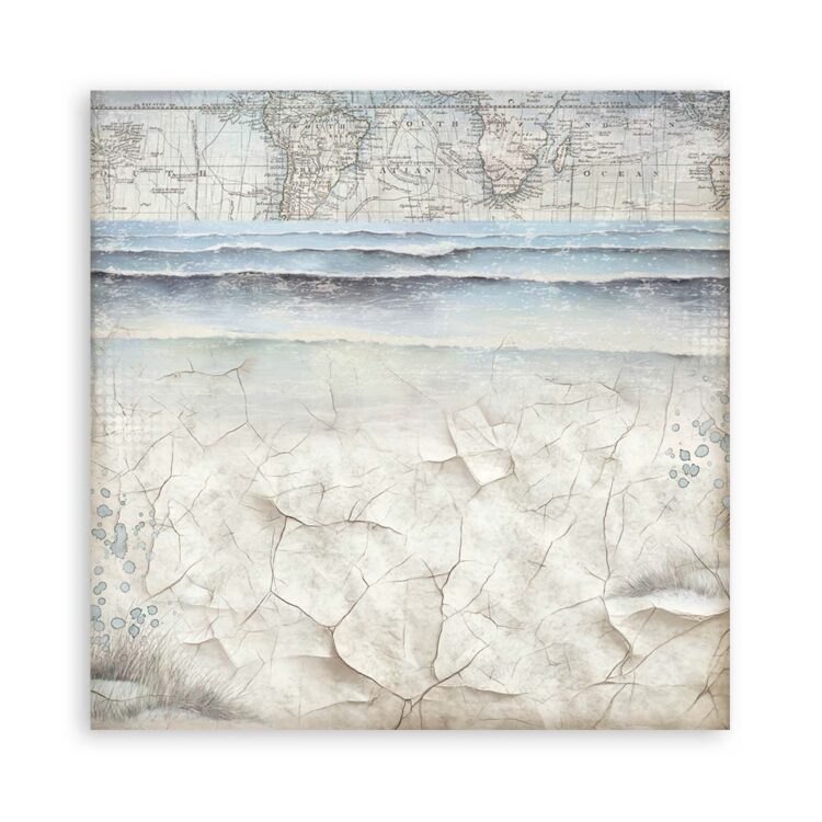 STAMPERIA SILENT SEA PAPER BLOCK 30.5/30.5CM-SBBL170 - Imagine 21