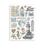 STAMPERIA SILENT SEA WASHI PAD 8 COLI A5 -SBW19 - Imagine 8
