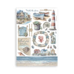 STAMPERIA SILENT SEA WASHI PAD 8 COLI A5 -SBW19 - Imagine 5