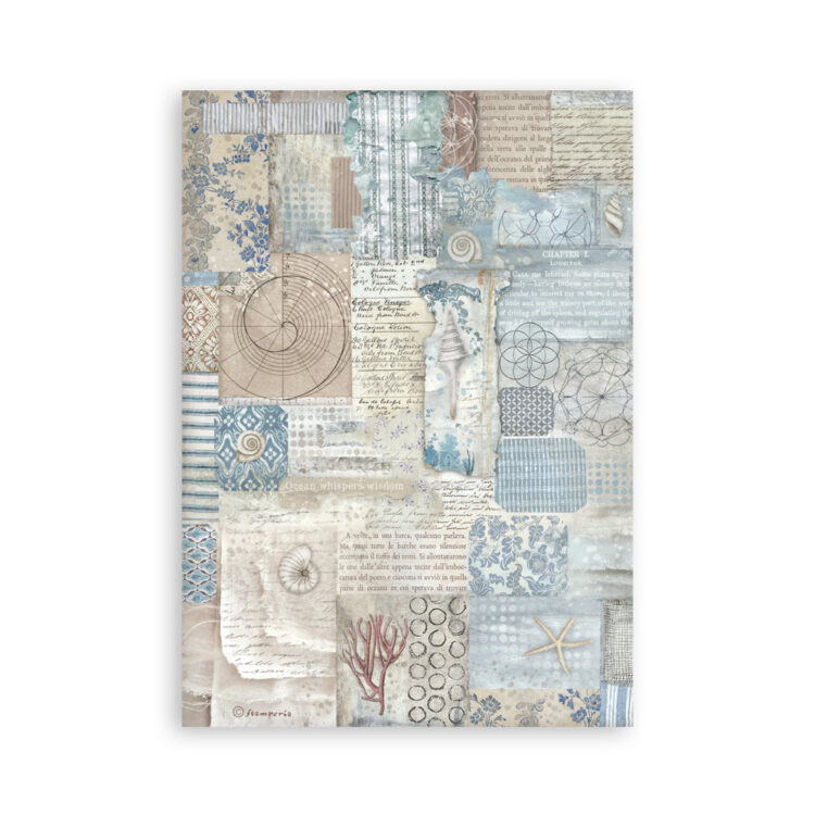 STAMPERIA SILENT SEA WASHI PAD 8 COLI A5 -SBW19 - Imagine 2