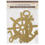 ANCORA ȘI CÂRMA STAMPERIA SILENT SEA MDF ELEMENTS - KLSM51