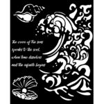 ȘABLON STAMPERIA SILENT SEA 20 X 25 CM - KSTD177