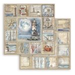 STAMPERIA CARTON SILENT SEA 30.5/30.5CM-SBB1064