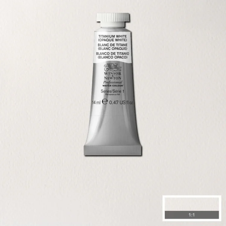 015644 W&N AQUACOLOR PAINT PROFESSIONAL 14 ML. - ALB TITAN - Imagine 1