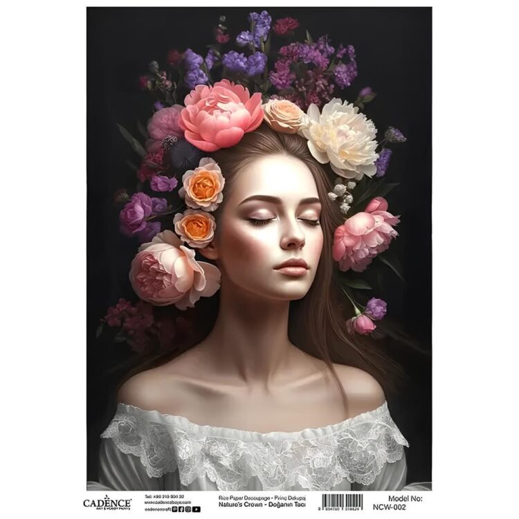 HÂRTIE DE OREZ CADENCE DECOUPAGE 30/42 - NCW-002 - Imagine 1