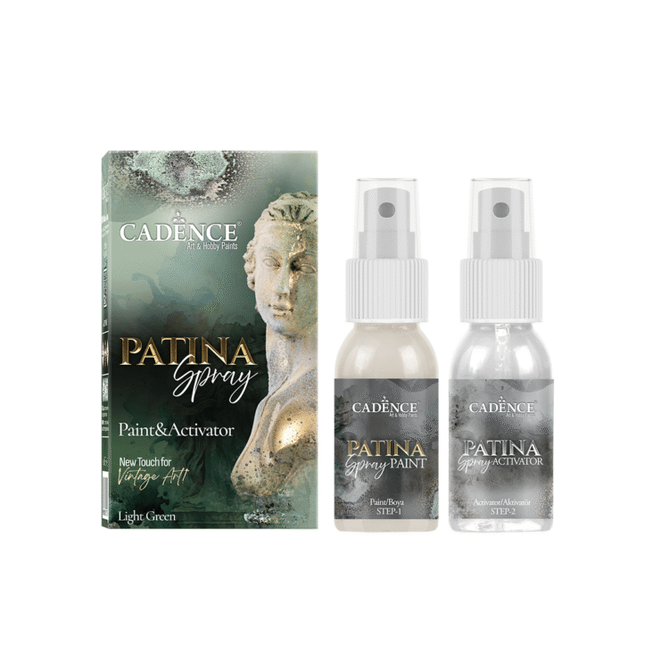 317418 CADENCE PATINA SPRAY 50+50 ML. - VERDE DESCHIS - Imagine 1
