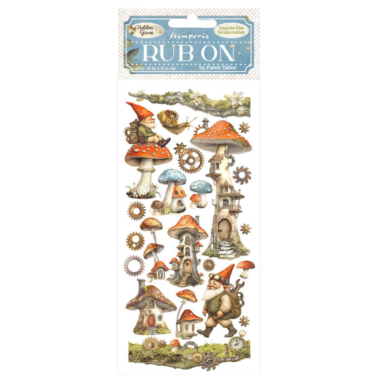 STAMPERIA HIDDEN GROVE FREC PE 10.16/21.6CM-DFLRB150 - Imagine 1