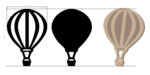 BALON CU AER STAMPERIA TIMELESS MDF ELEMENTS - KLSM52 - Imagine 3