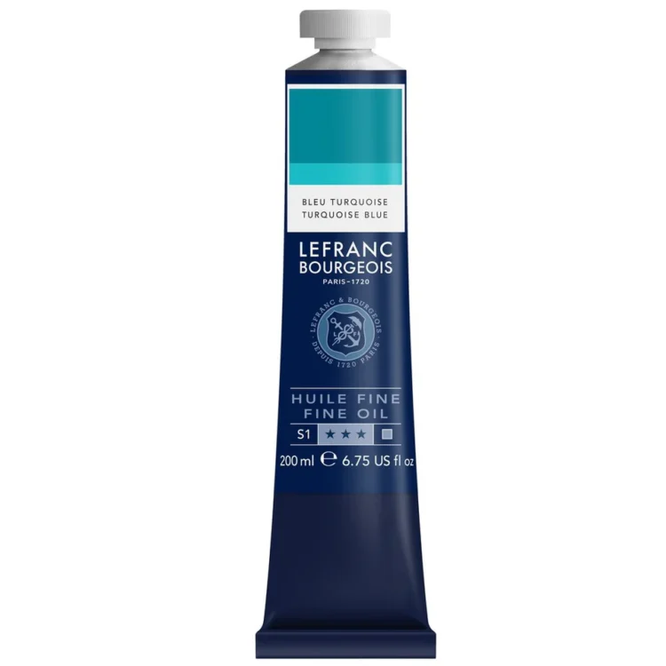 Turquoise Blue L&B VOPSEA ÎN ULEI FINE 200 ML - ALBASTRU TURCOAZ 050 - 301830 - Imagine 1