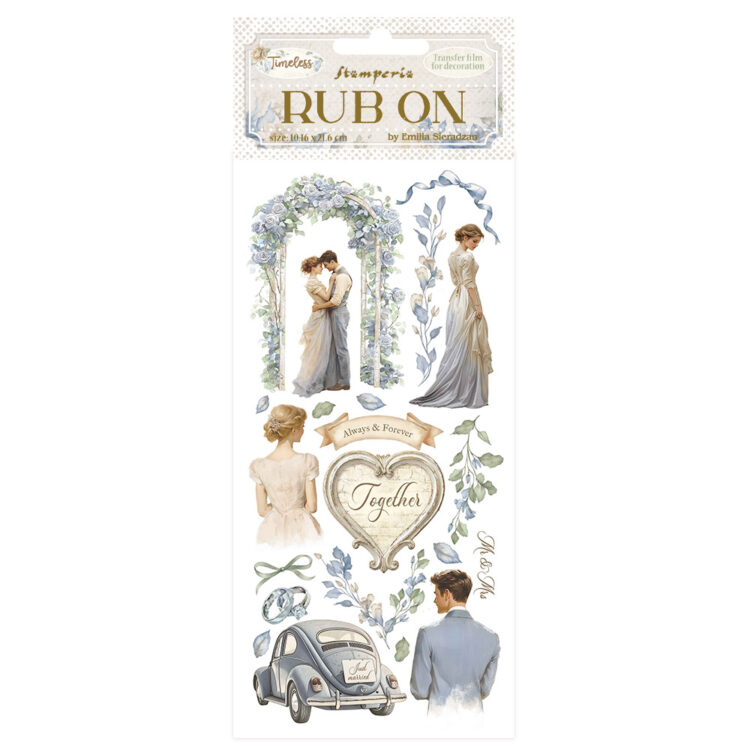 full_DFLRB162_1 STAMPERIA TIMELESS RUB PE 10.16/21.6CM-DFLRB162 - Imagine 1