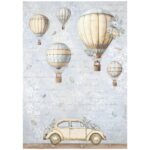HÂRTIE DECOUPAGE ATEMPORALĂ STAMPERIA A4-DFSA41033