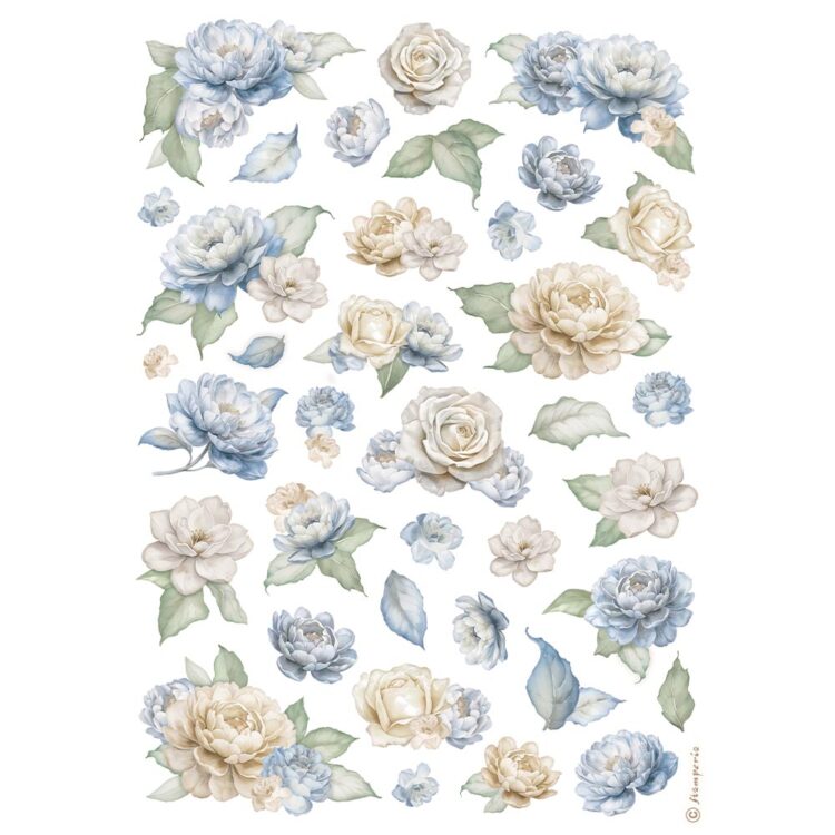 full_DFSA41036_1 HÂRTIE DECOUPAGE ATEMPORALĂ STAMPERIA A4-DFSA41036 - Imagine 1