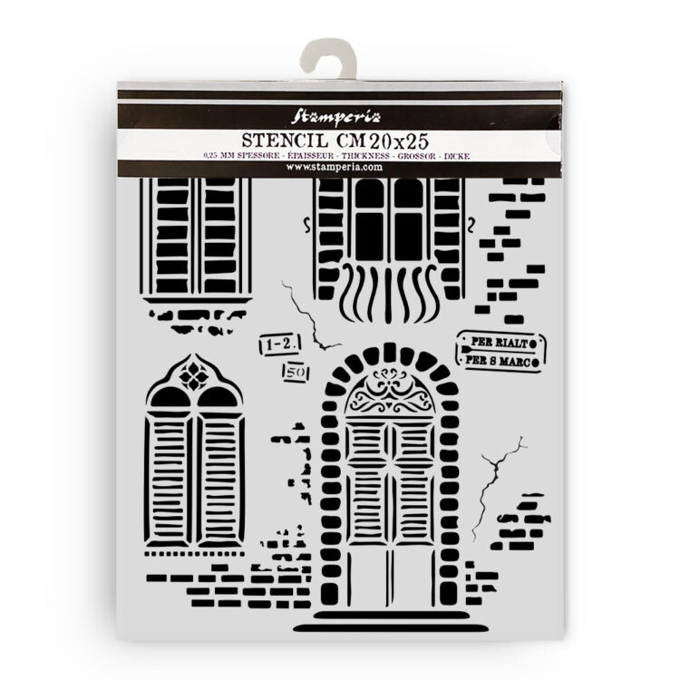 STAMPERIA VENICE MODEL 20 X 25 CM - KSTD181 - Imagine 2