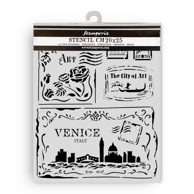 STAMPERIA VENICE MODEL 20 X 25 CM - KSTD183 - Imagine 2
