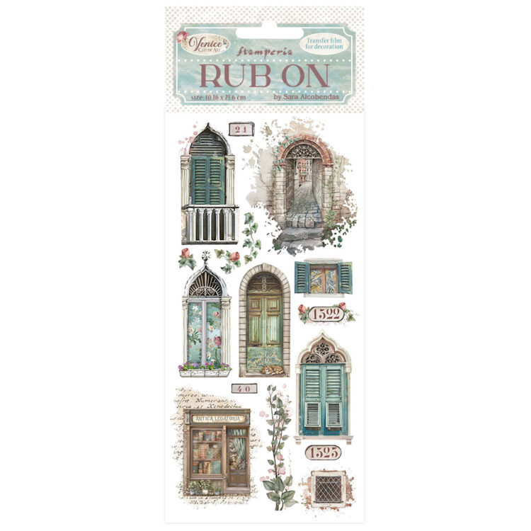 full_DFLRB169_1 STAMPERIA VENICE FREC PE 10.16/21.6CM-DFLRB169 - Imagine 1