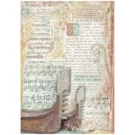 HÂRTIE DE DECOUPAGE STAMPERIA VENEȚIA A4-DFSA41042
