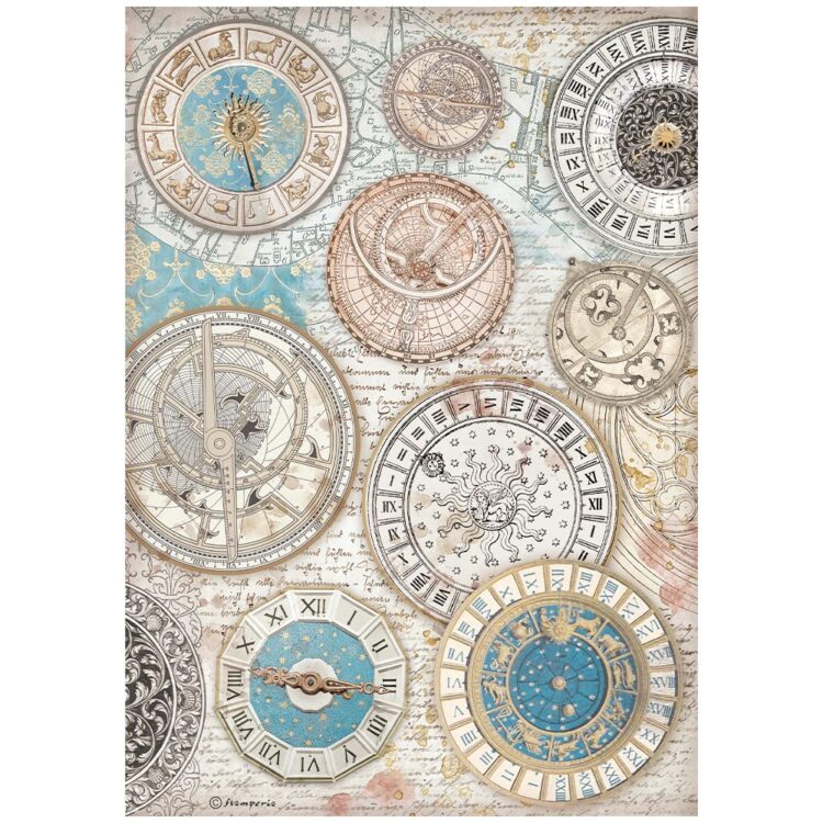 HÂRTIE DE DECOUPAGE STAMPERIA VENEȚIA A4-DFSA41043 - Imagine 1