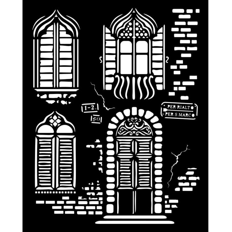 full_KSTD181_1 STAMPERIA VENICE MODEL 20 X 25 CM - KSTD181 - Imagine 1
