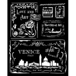 STAMPERIA VENICE MODEL 20 X 25 CM - KSTD183