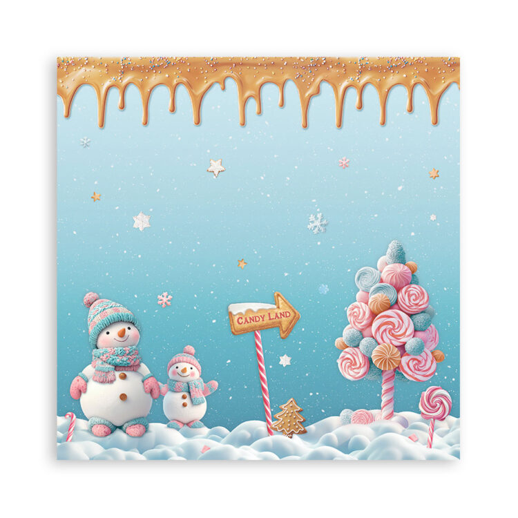 BATON DE CRĂCIUN STAMPERIA CANDY 30.5/30.5 CM - SBBXLB27 - Imagine 13