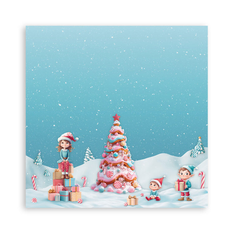 BATON DE CRĂCIUN STAMPERIA CANDY 30.5/30.5 CM - SBBXLB27 - Imagine 15
