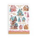 STAMPERIA CANDY CRĂCIUN WASHI PAD 8 COLI A5 - SBW22 - Imagine 5