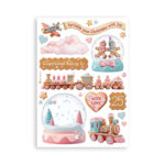 STAMPERIA CANDY CRĂCIUN WASHI PAD 8 COLI A5 - SBW22 - Imagine 7