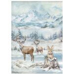 STAMPERIA HÂRTIE DE DECOUPAGE CASA BUFNIȚEI A4 - DFSA41055