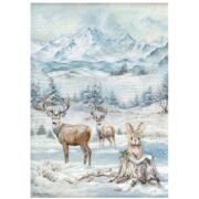 STAMPERIA HÂRTIE DE DECOUPAGE CASA BUFNIȚEI A4 - DFSA41055