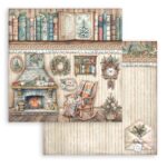 CARTON STAMPERIA THE OWL'S HOUSE 30.5/30.5CM - SBB1088