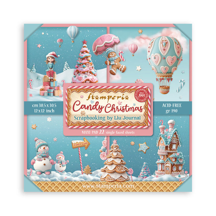 BATON DE CRĂCIUN STAMPERIA CANDY 30.5/30.5 CM - SBBXLB27 - Imagine 23