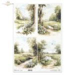 HÂRTIE DE OREZ DECOUPAGE COLECTIE ITD A3 - R1419L