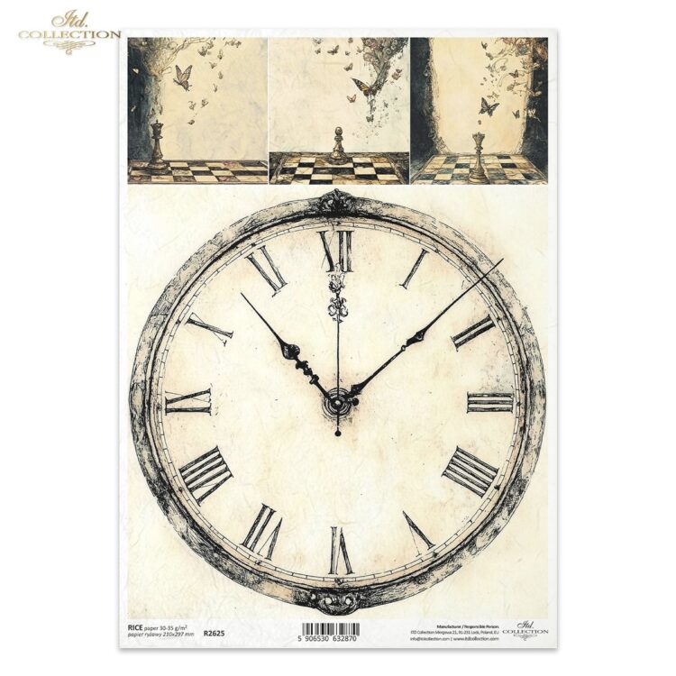 COLECTIA ITD DECOUPAGE HARTIE DE OREZ A4 - R2625 - Imagine 1