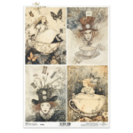 HÂRTIE DE OREZ DECOUPAGE COLECTIE ITD A4 - R2636