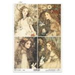 HÂRTIE DE OREZ DECOUPAGE COLECTIE ITD A4 - R2638
