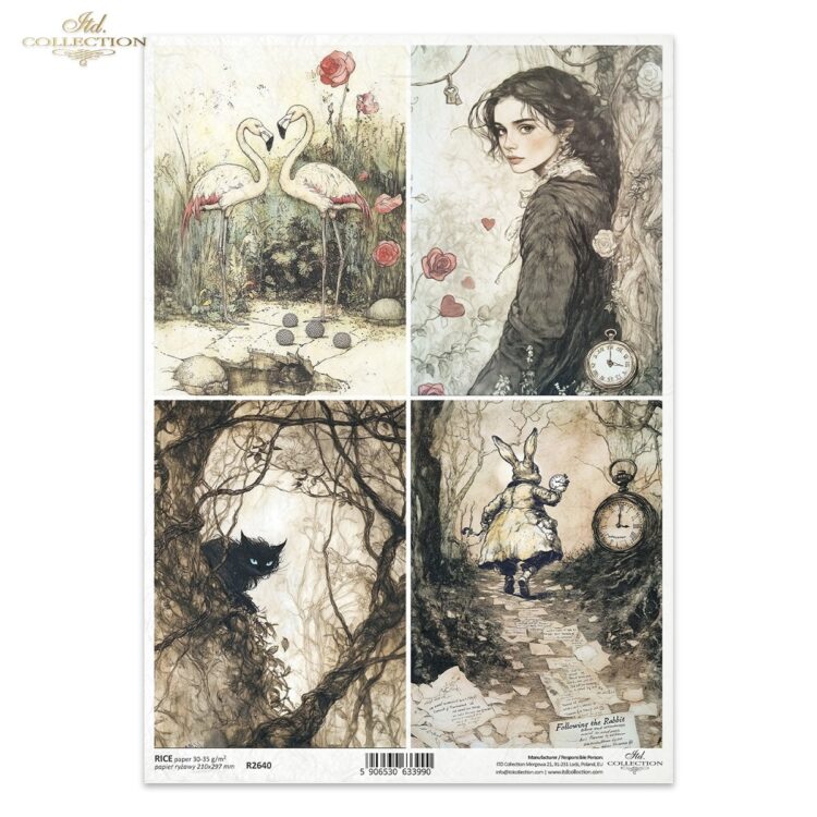 R2640 COLECTIA ITD DECOUPAGE HARTIE DE OREZ A4 - R2640 - Imagine 1