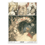 HÂRTIE DE OREZ DECOUPAGE COLECTIE ITD A4 - R2641