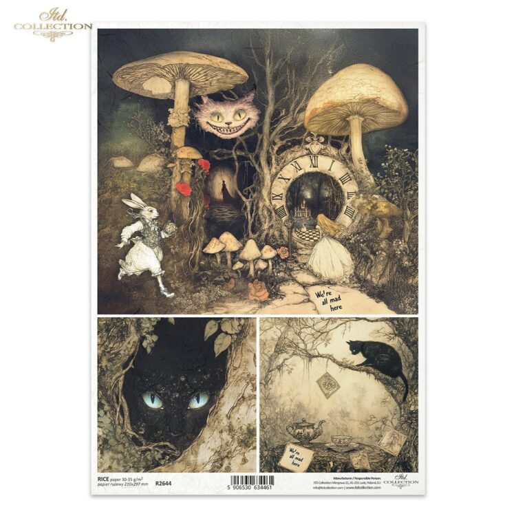 COLECTIA ITD DECOUPAGE HARTIE DE OREZ A4 - R2644 - Imagine 1